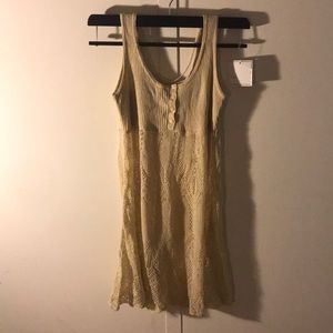 Beige coverup dress